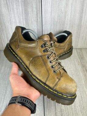 Dr. Martens Docs England 8312 Brown Derby’s Chunky Oxford Shoes Mens Size 9 UK 8